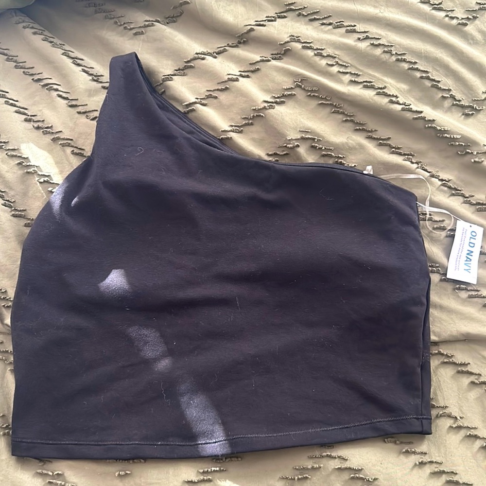 One shoulder tank top